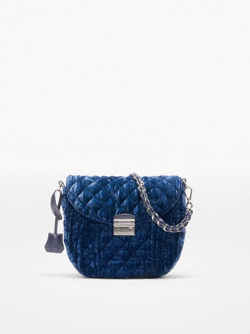 Crosby Lock Saddle in Midnight Velvet