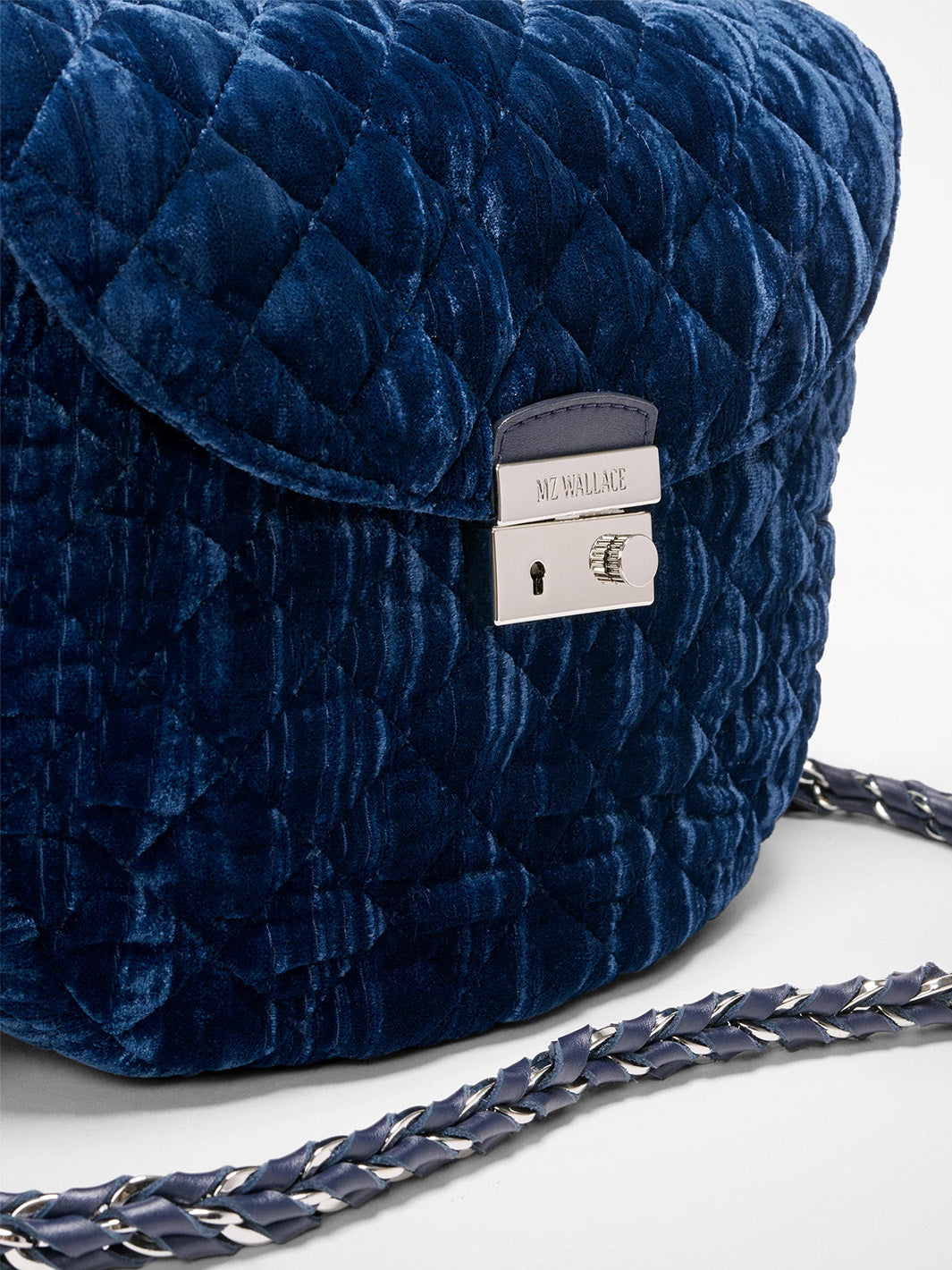 Crosby Lock Saddle in Midnight Velvet