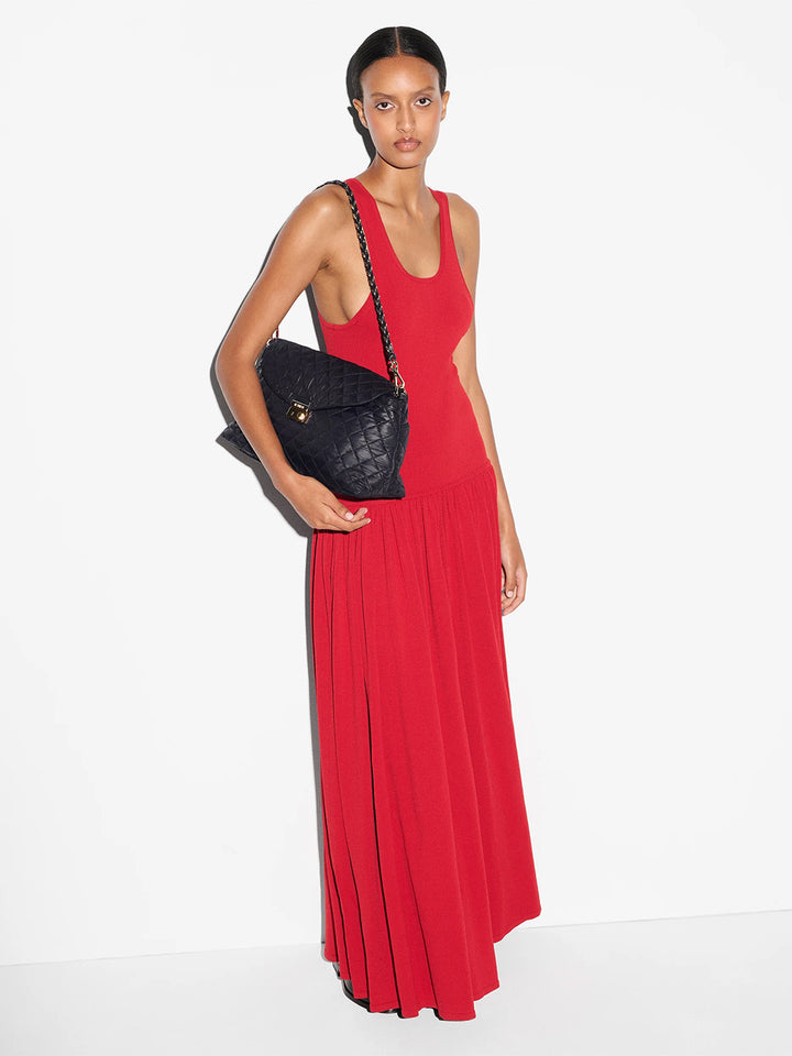 Crossbody Lock Shoulder Bag in Black