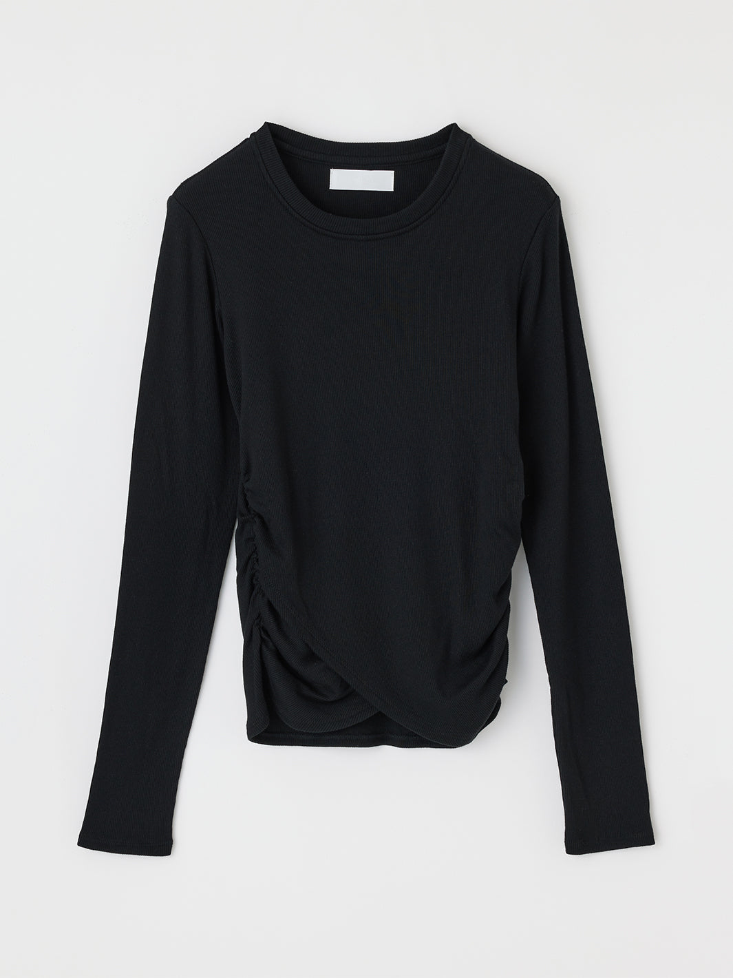 MV Crossover Hem Top in Black