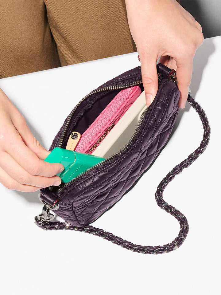 Mini Crosby Crossbody in Raisin