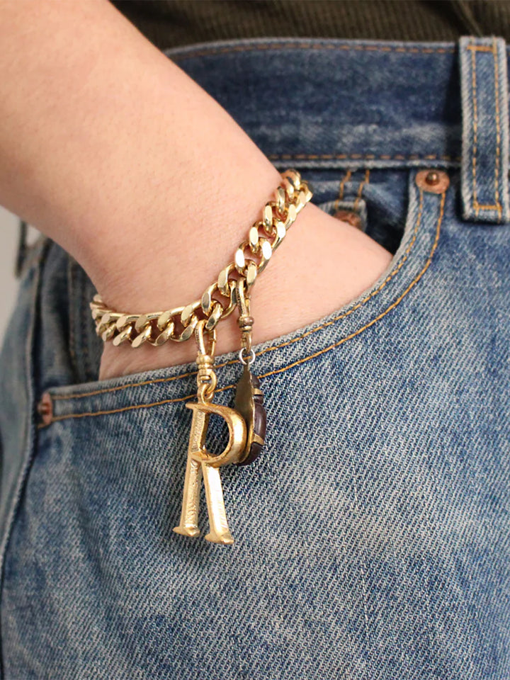 Plaza Chunky Curb Link Bracelet in Gold