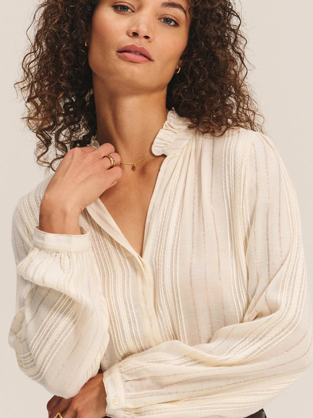 Cynthia Top in Cream