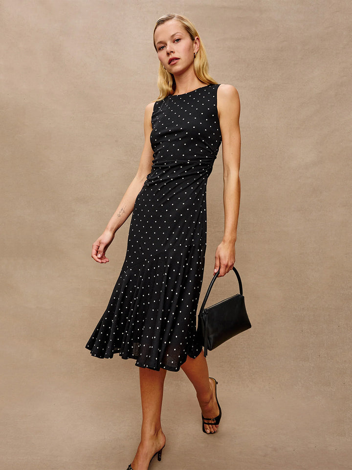 Daija Dress in Polka Dots