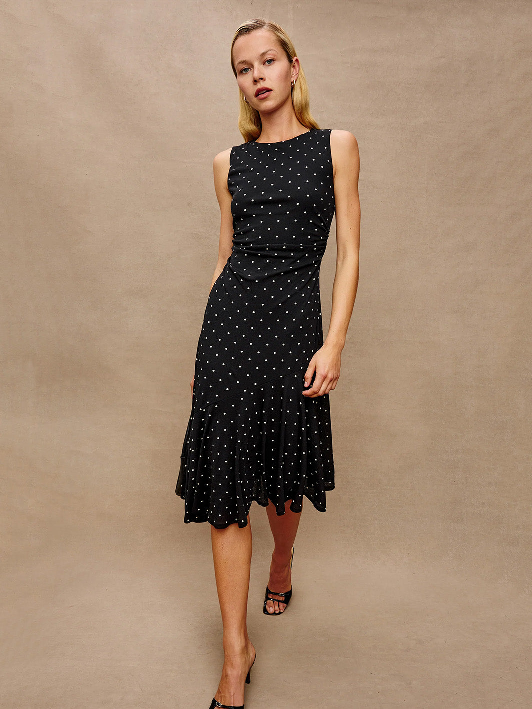 Daija Dress in Polka Dots