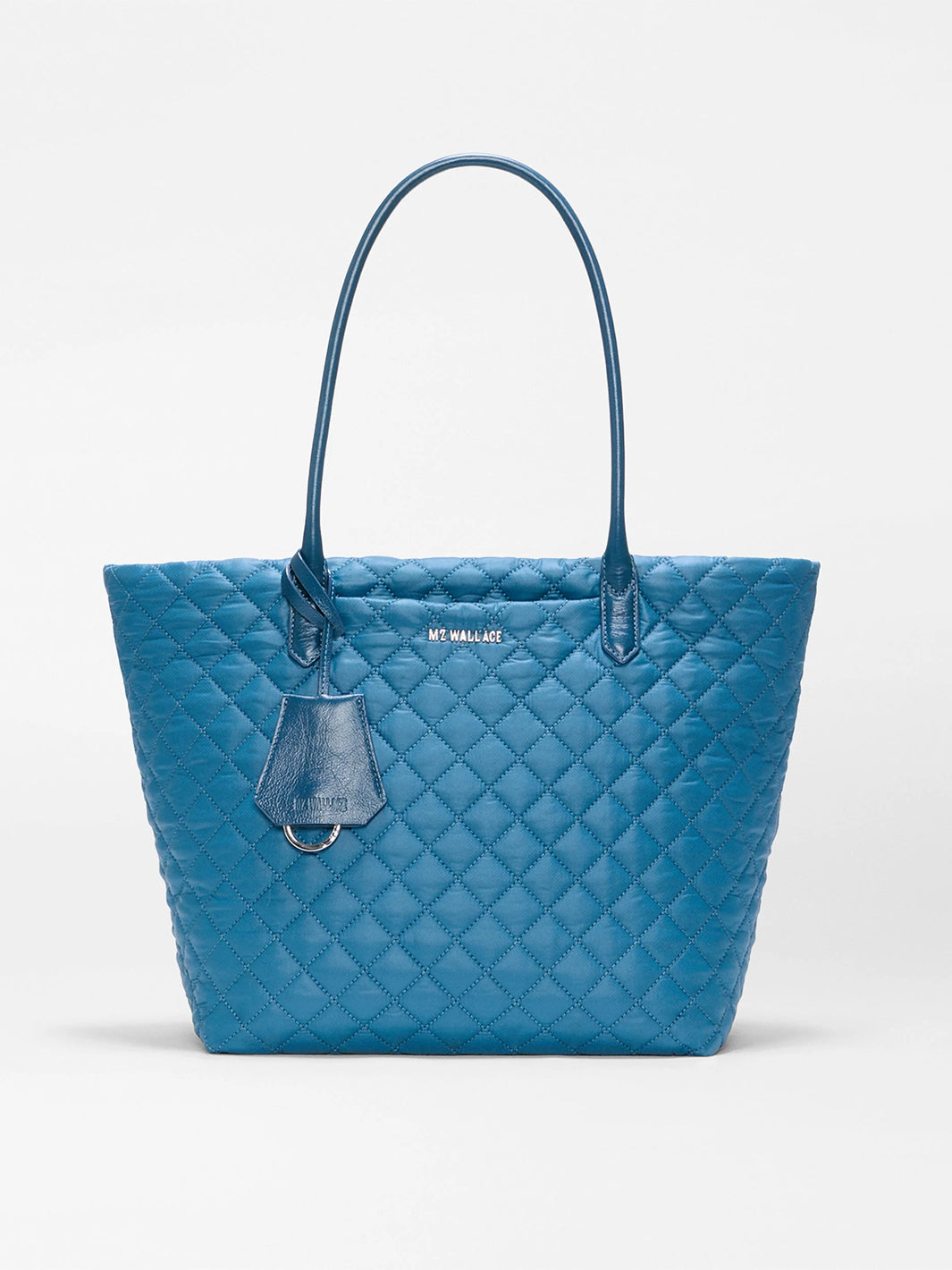 Medium Double Zip Cosmetic Bag in Atlantic Blue