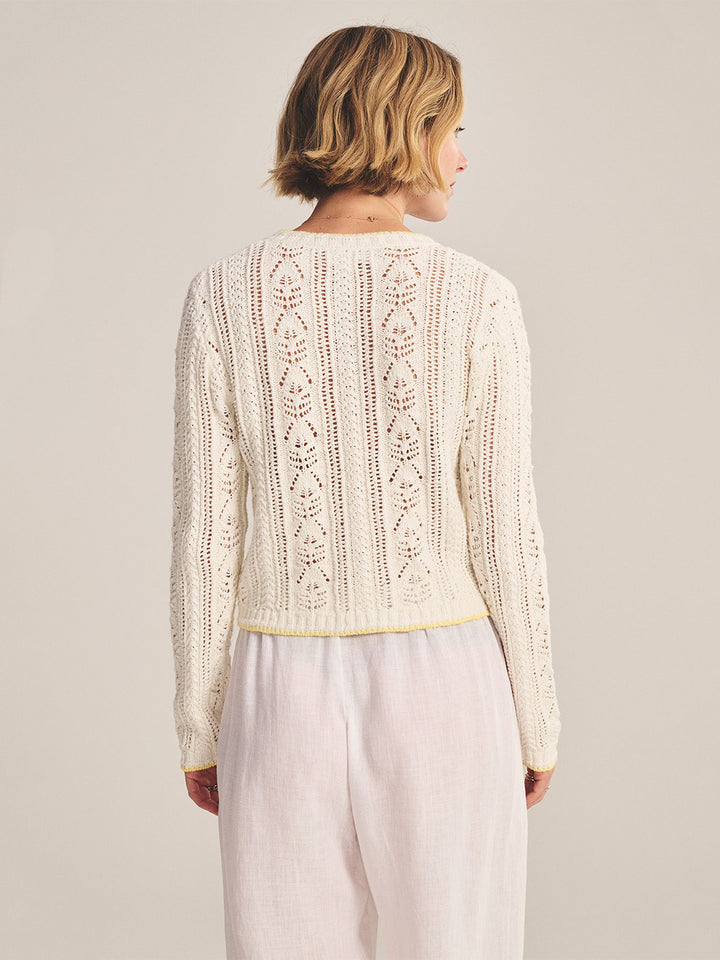 Daisy Cardigan in Ivory