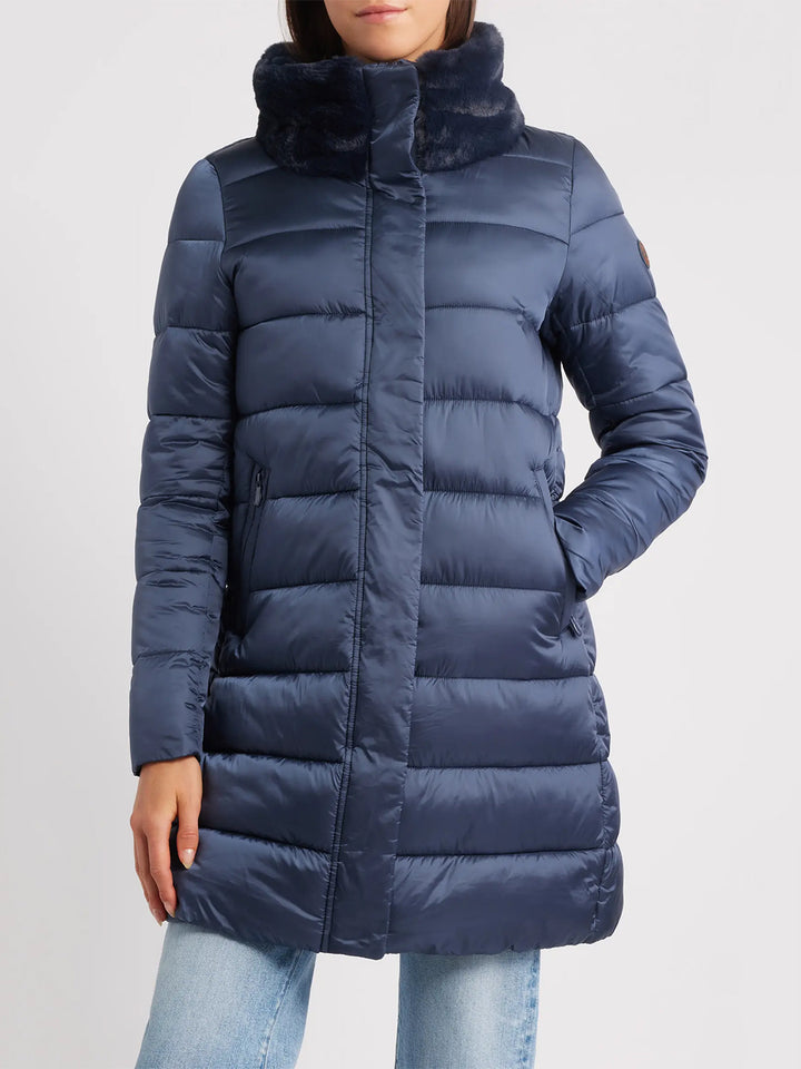 Dalea Coat in Navy Blue