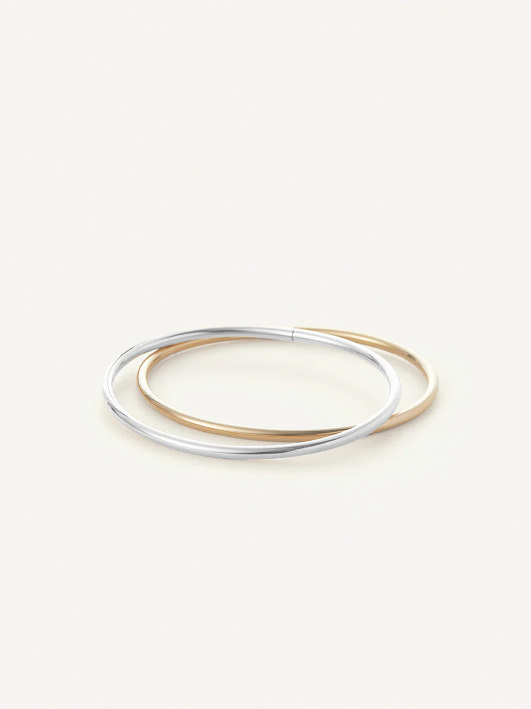 Dane Bangle Set of 2 in Two Tone
