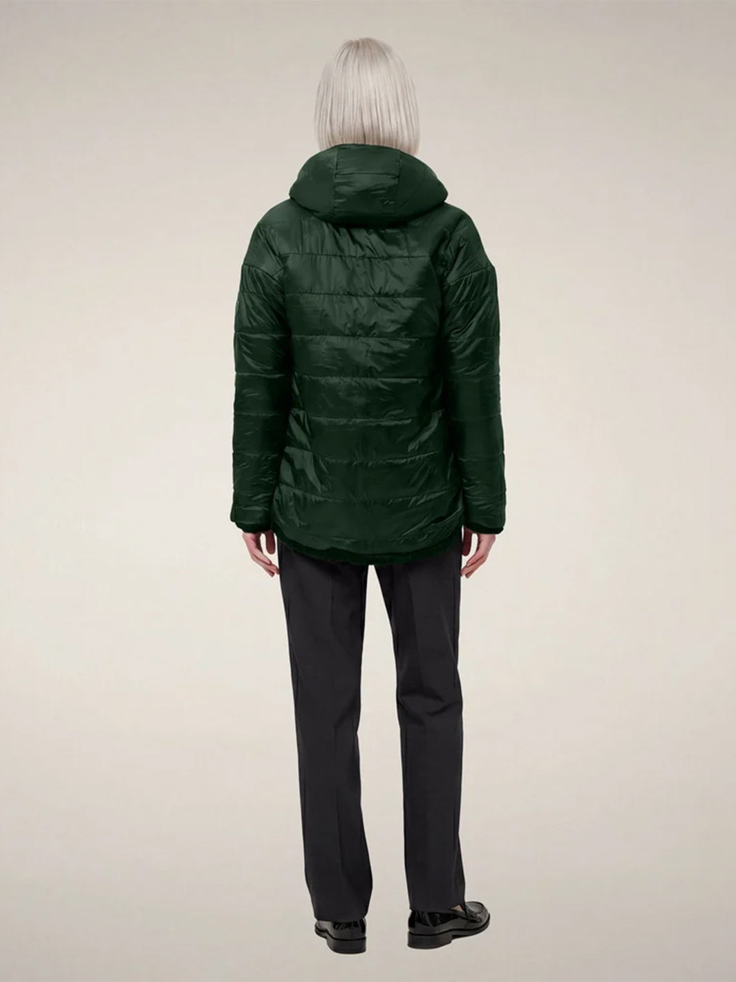 Davina Hooded Jacket in Nori Green