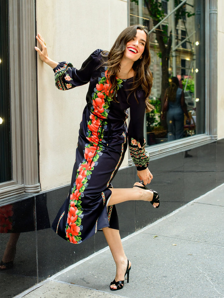 Dawn Maxi Dress in Garland