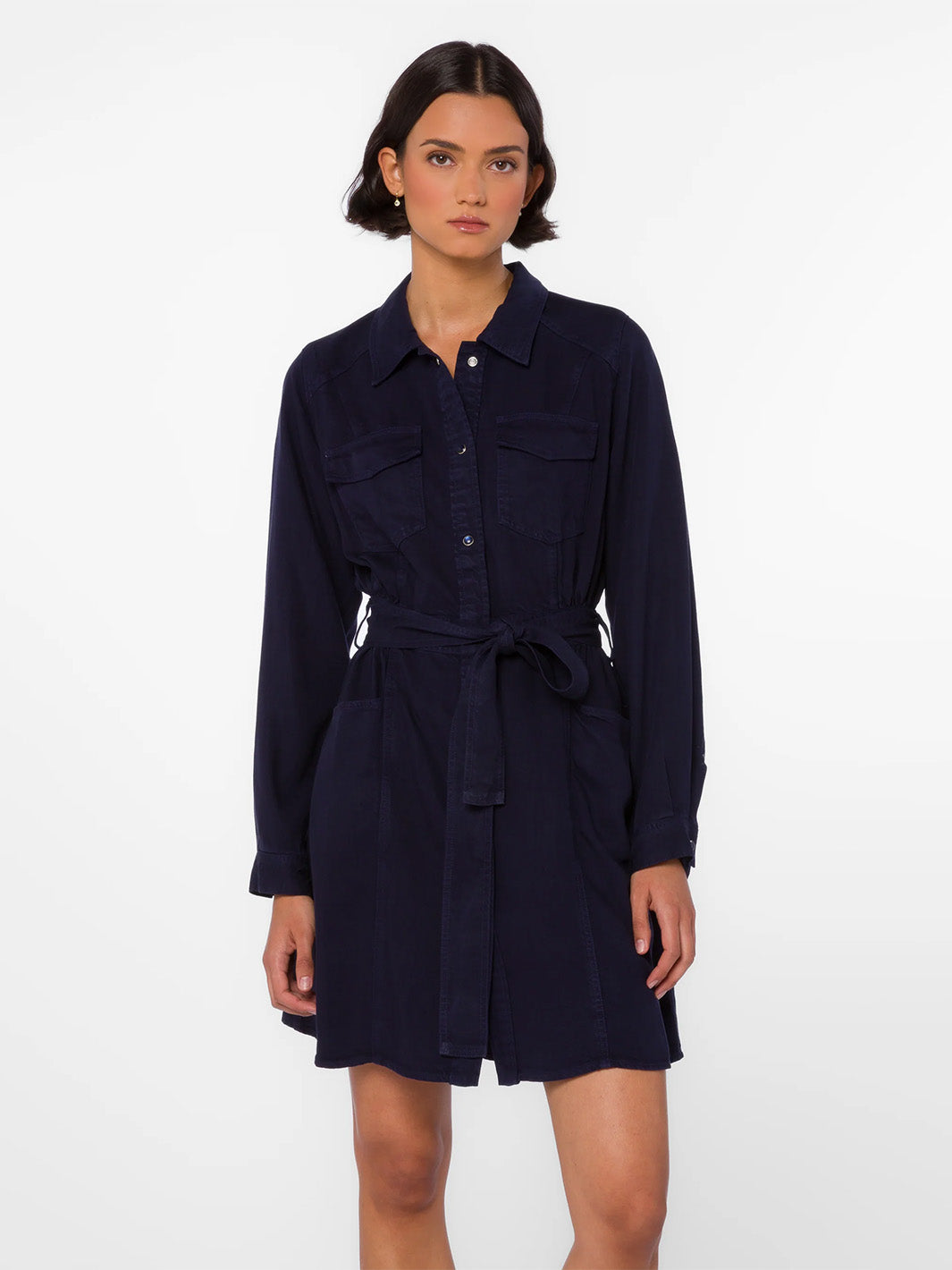 Deena Dress in  Dark Navy