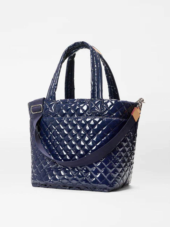 Medium Metro Tote Deluxe in Navy Lacquer