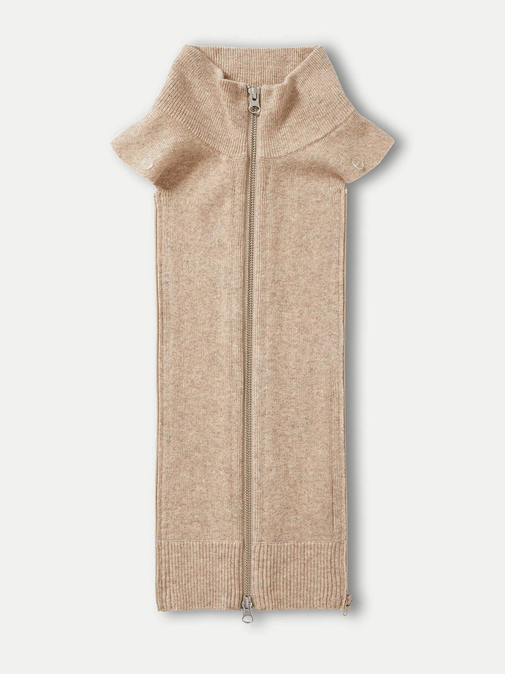 Uptown Merino Wool-Cashmere Dickey in Oat