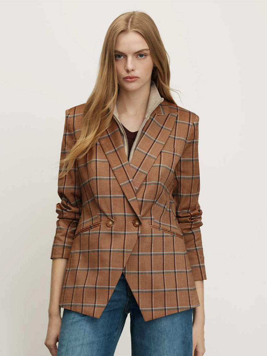 Uptown Merino Wool-Cashmere Dickey in Oat