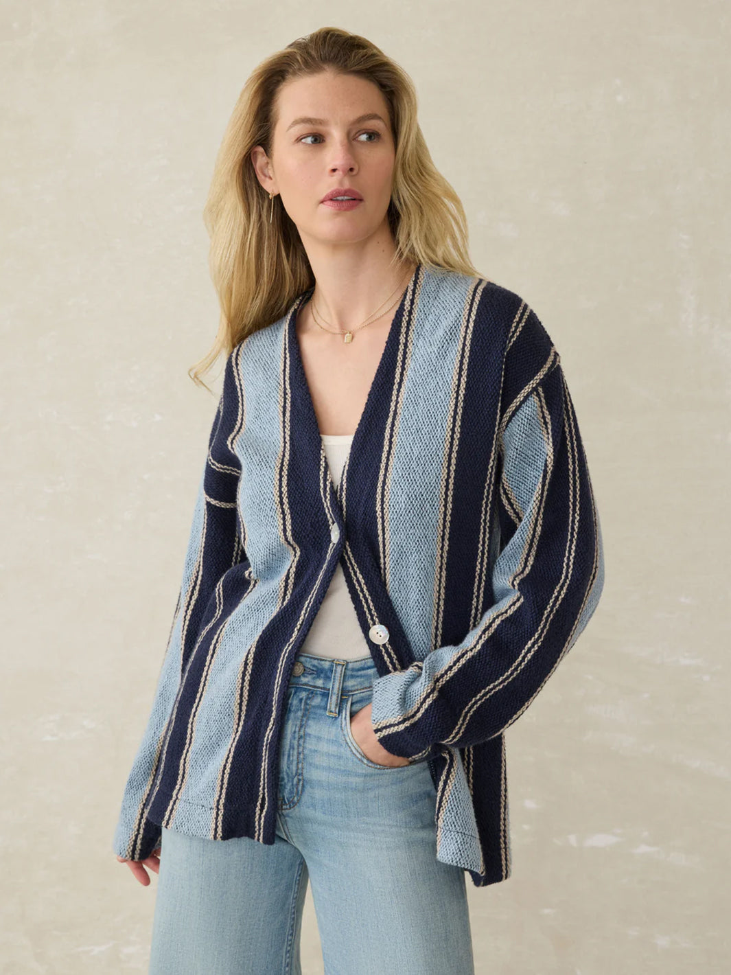 Faherty Dockside Cardigan | Shop Sweaters | Faye's Milwaukee
