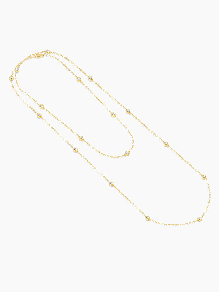 Dot-To-Dot Chain Necklace in Gold