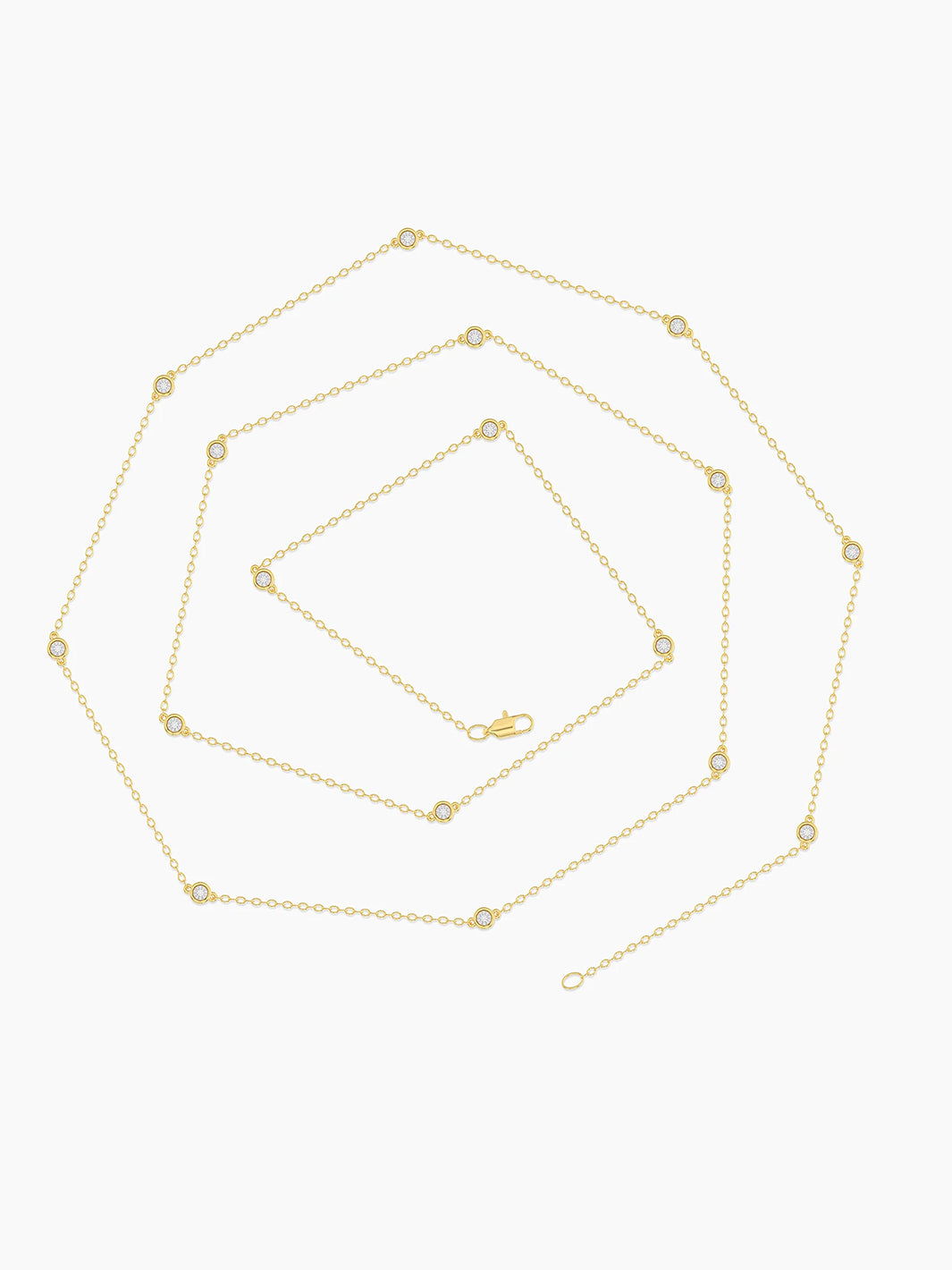 Dot-To-Dot Chain Necklace in Gold