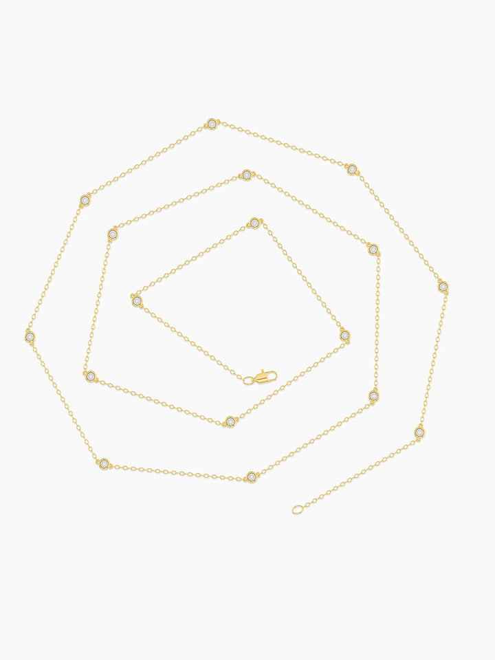 Dot-To-Dot Chain Necklace in Gold
