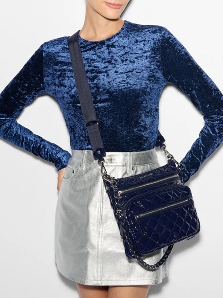 Downtown Crosby Crossbody in Navy Lacquer