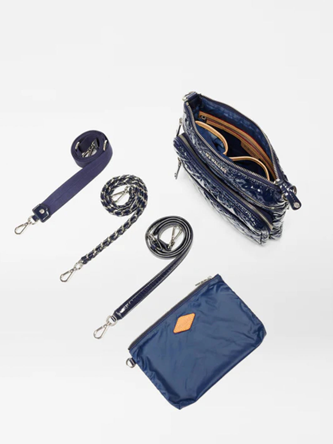 Downtown Crosby Crossbody in Navy Lacquer