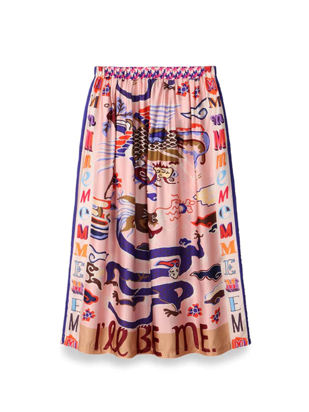 Joy Dragon Printed Skirt