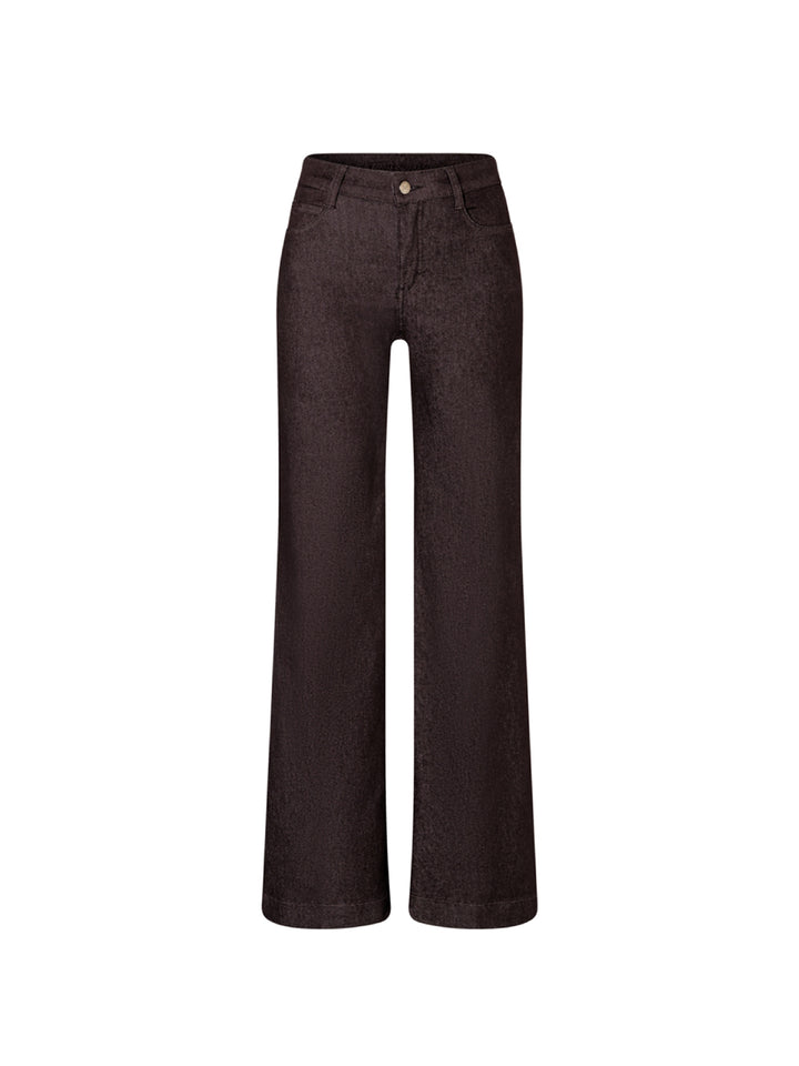Dream Wide Leg Jean in Brown Rinse