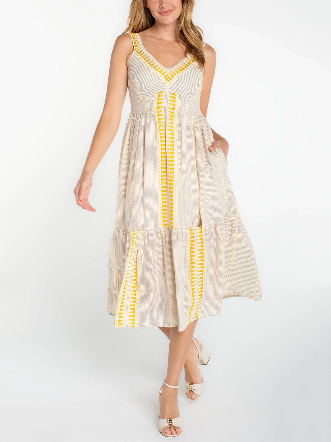 Liverpool Sleeveless Midi Dress | Shop Dresses | Faye's Milwaukee Liverpool Sleeveless Midi Dress | Shop Dresses | Faye's Milwaukee