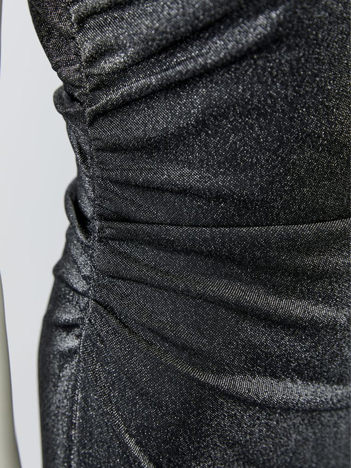 Maxikleid Dress in Silver Black