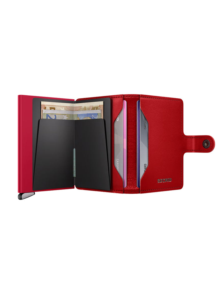 Premium Mini Wallet Emboss Diamond in Red