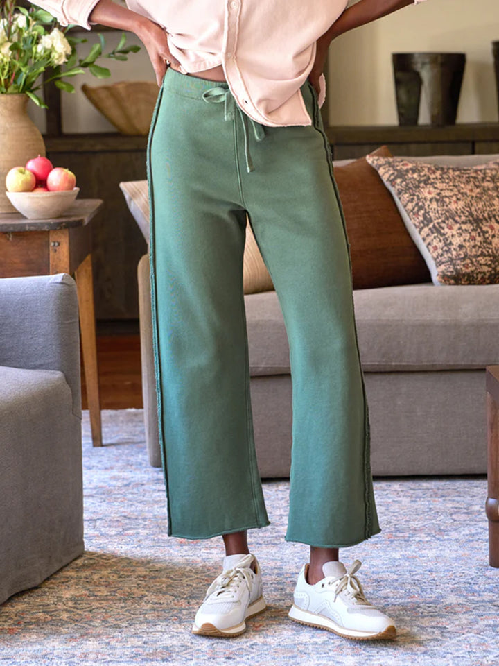 Bella Triple Fleece Italian Sweatpant in Rosemary