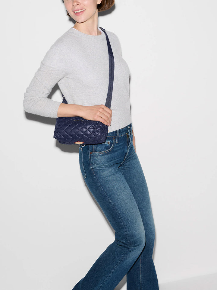 Metro Boxy Crossbody in Navy