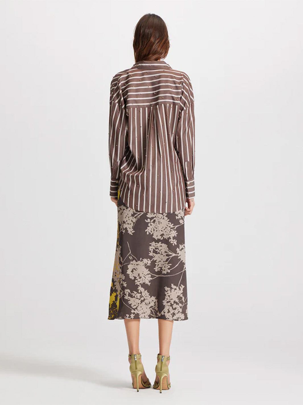 Echo Pearly Shirt in Koffee/Gold