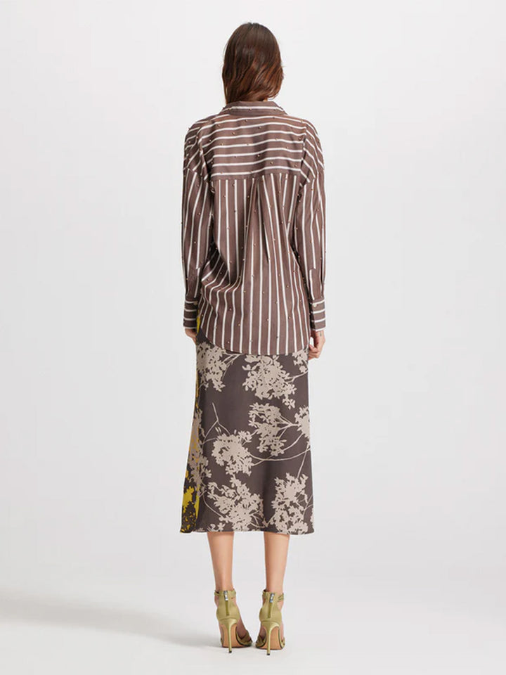 Echo Pearly Shirt in Koffee/Gold