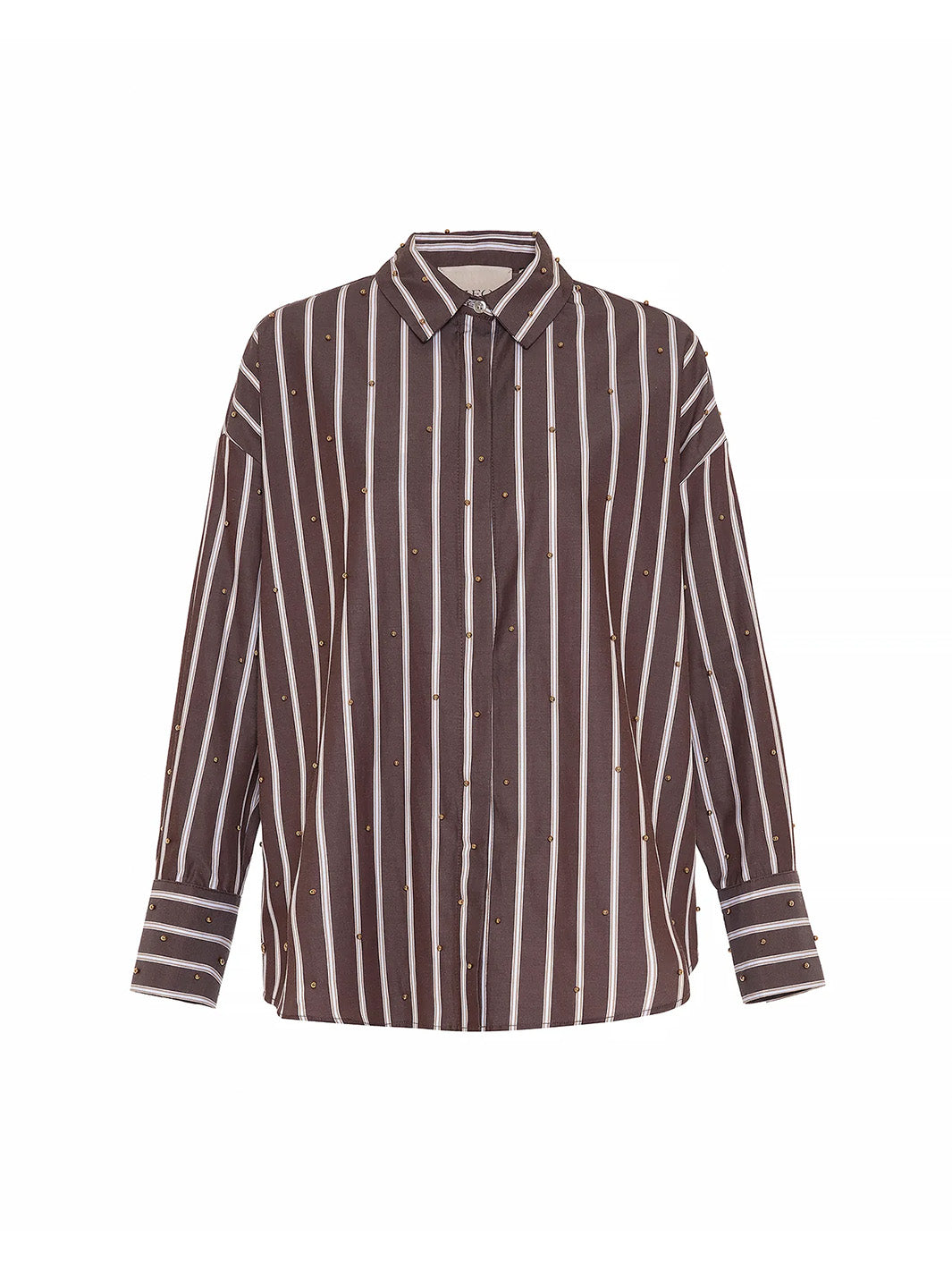 Echo Pearly Shirt in Koffee/Gold