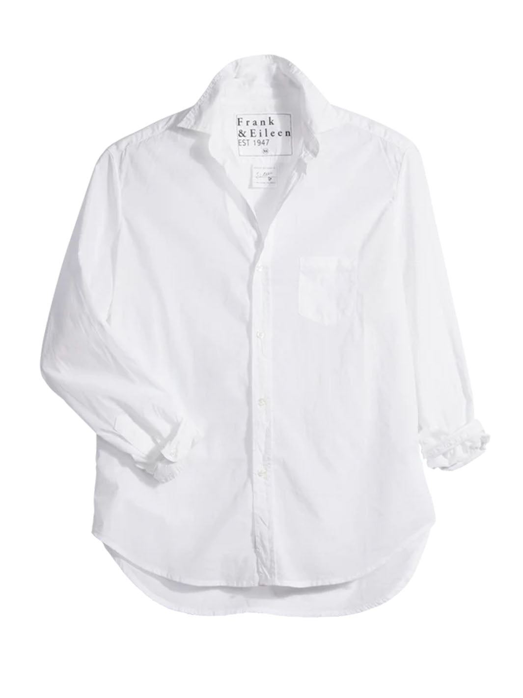 Eileen Relaxed Button-Up in White