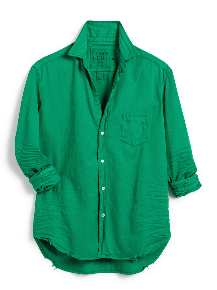 Eileen Relaxed Button-Up in Clover