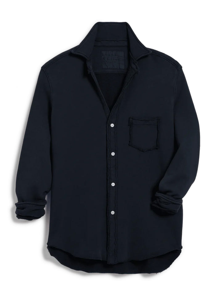 Eileen Sweatshirt Button Up in British Royal Navy