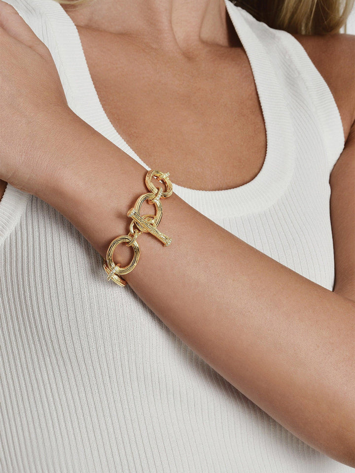 Enchanted Forest Chain Bracelet, Gold