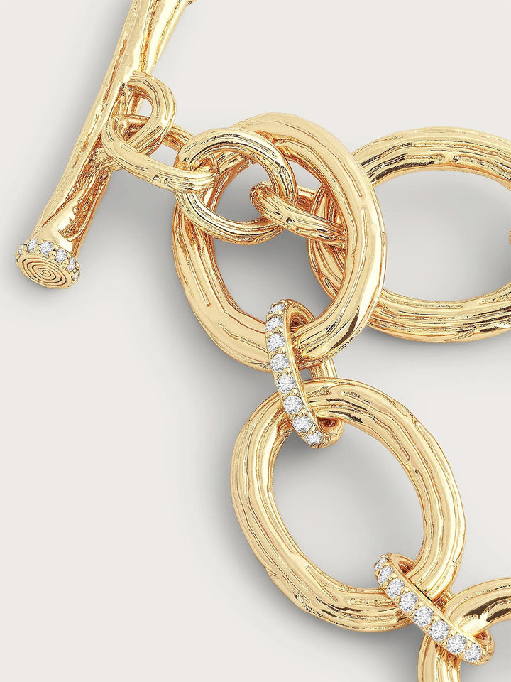 Enchanted Forest Chain Bracelet, Gold