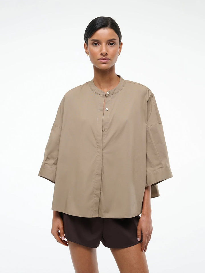 Enzo Top in Taupe