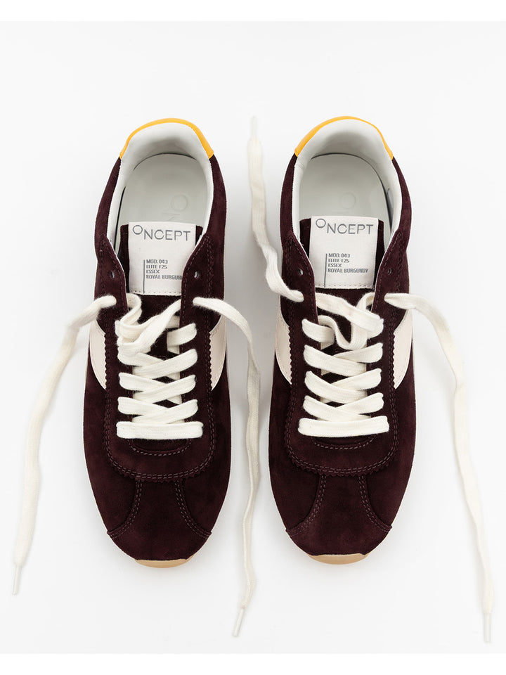 Essex Sneaker in Royal Burgundy