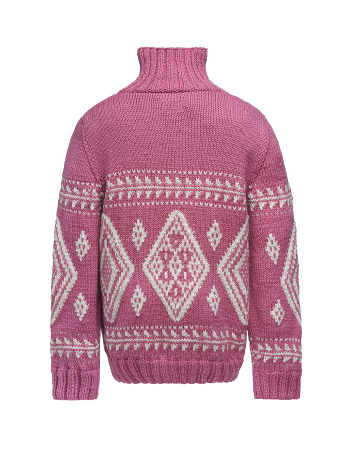 Everest Zip Cardi in Rosa