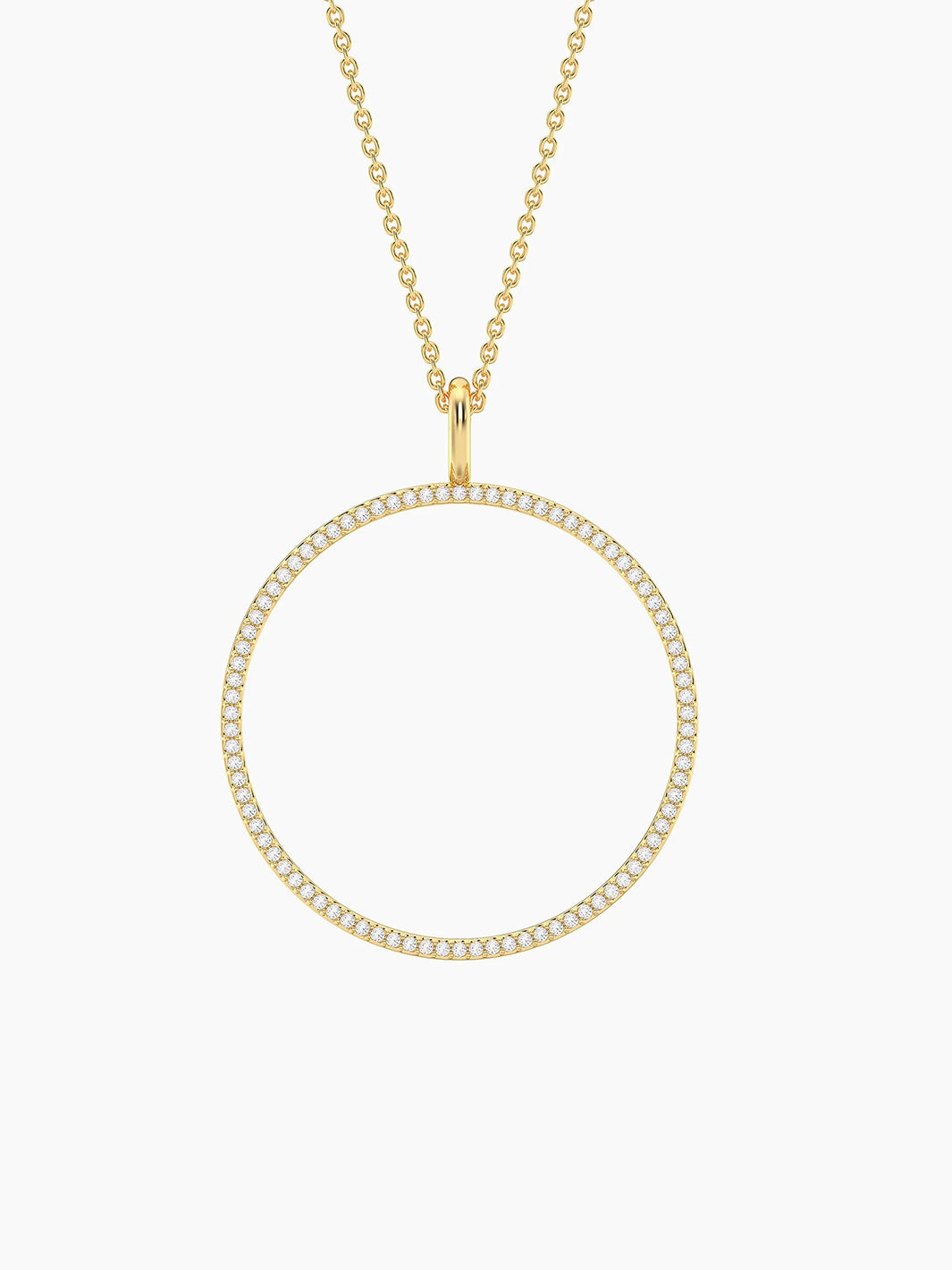 You Are My Everything Pendant Necklace in Gold