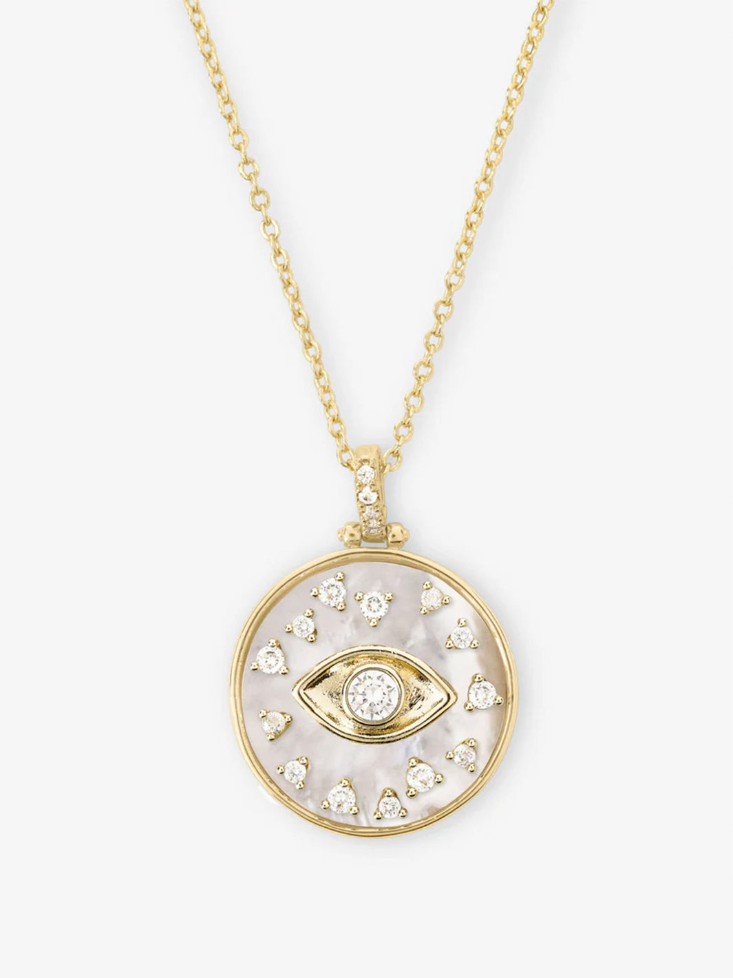 Evil Eye Necklace in Gold