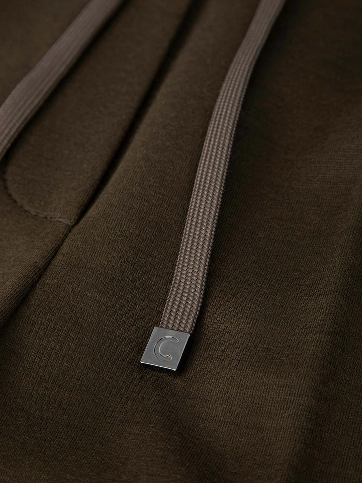 Luxury Carrot Trouser in Dark Forest