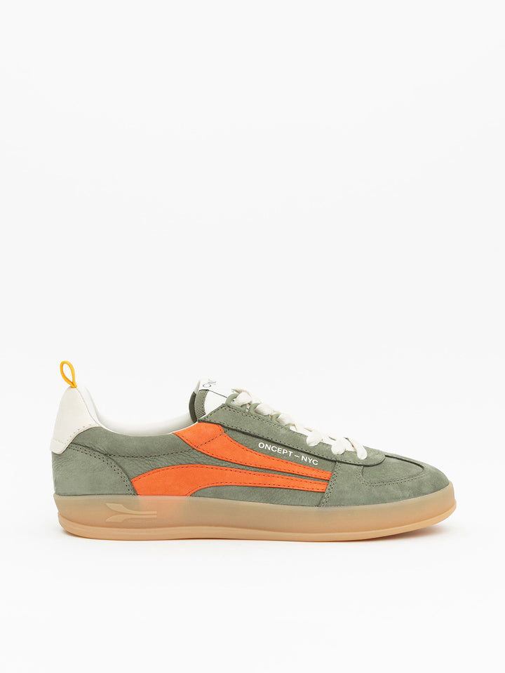 Fez Court Sneaker in Dark Olive