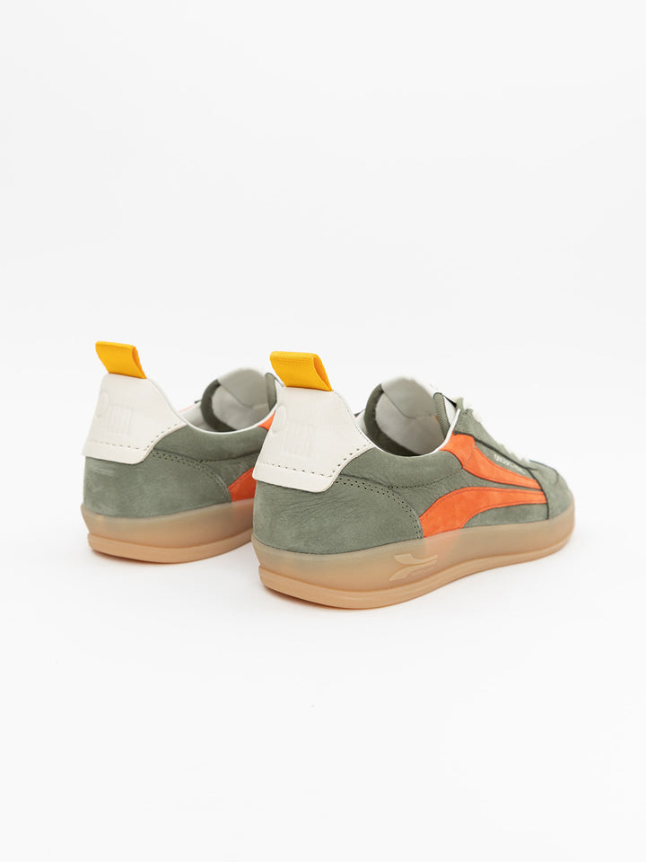 Fez Court Sneaker in Dark Olive
