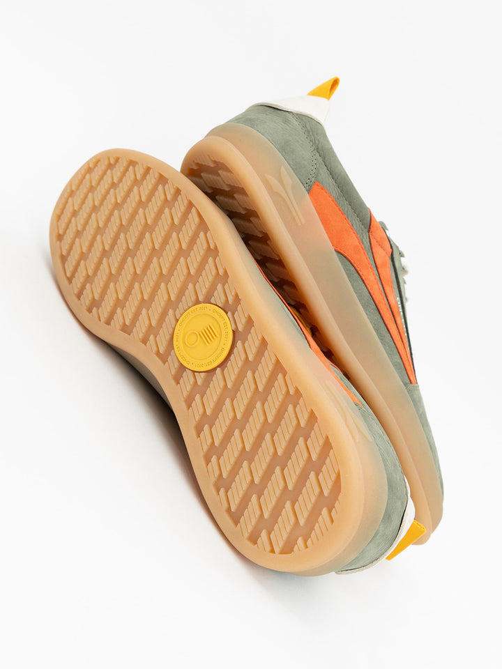 Fez Court Sneaker in Dark Olive