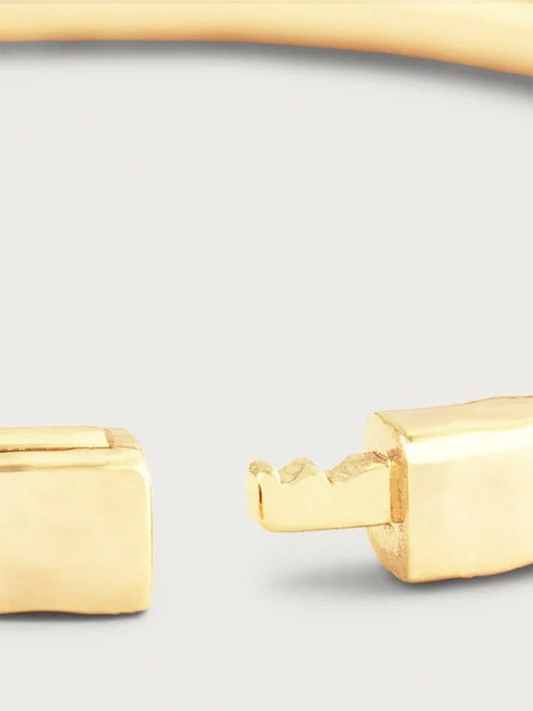 Farrier Thin Hinged Bangle, Gold